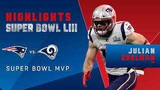 Every Catch from Julian Edelmans MVP Performance  Super Bowl LIII Player Highlights [upl. by Evonne]