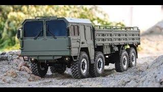 Cross RC MC8 8x8 Unboxing  MAN KAT 8x8  Military Truck [upl. by Gordy]