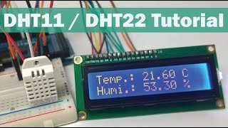 DHT11 amp DHT22 Sensors Temperature and Humidity Tutorial using Arduino and LCD [upl. by Antonio614]