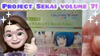 New Project Sekai Wafer Cards Volume 7 [upl. by Fidellas]