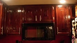 DIY How to Refinish Refinishing Wood Kitchen Cabinets [upl. by Gardy]