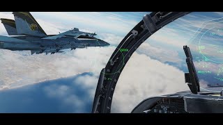 DCS  F18C Combat Air Patrol Over Syria [upl. by Columba327]