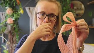 How to make a Floristry Bow [upl. by Robins]