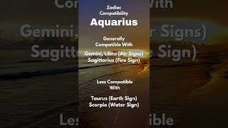 Zodiac Aquarius Compatibility horoscope viral zodiac aquarius [upl. by Wareing296]