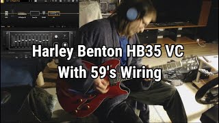 Harley Benton HB35 VC With 50s Wiring harleybenton [upl. by Acile]