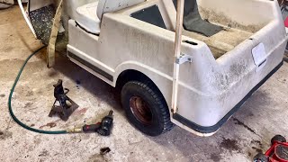 Harley Davidson golf cart tire repair [upl. by Anav809]