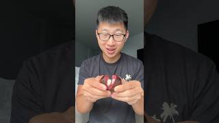 I just discovered the Fastest way to open a Mangosteen mangosteen exoticfruit [upl. by Raymonds]