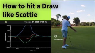 Hit a Draw like the 1 Golfer in the World Scottie Scheffler using your Trail Arm and the Humo Go [upl. by Wylen]