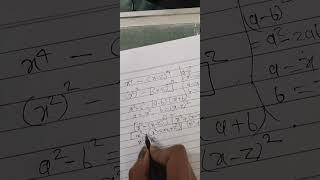 Ex122 Q 4iv Factorise x⁴xz⁴ll Class 8 learn with memeghas [upl. by Alathia]