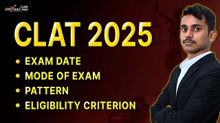 CLAT 2025 Notification  Exam Date  Exam Time  Duration  Applications [upl. by Mosier766]