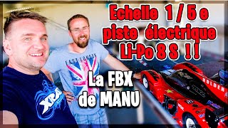 Une voiture RC piste 15 ème électrique  La FBX 8S de Manu R [upl. by Dnalloh303]