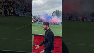 Drogheda Pyro 🧨🧨 Louth Derby ⚽️ leagueofireland dundalk drogheda pyro ultras [upl. by Kandy551]