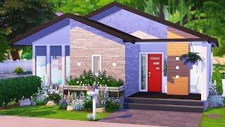 quotTINYquot HOUSE FOR A SINGLE MOM WITH 7 KIDS  The Sims 4  Speed Build [upl. by Chivers739]