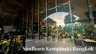 ALL NEW 5STAR luxury hotel in BANGKOK Sindhorn Kempinski [upl. by Viccora923]