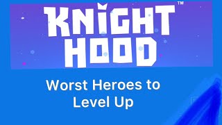 Top 10 Heroes In Knighthood You Shouldn’t Level Up [upl. by Laup749]