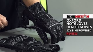 Oxford HotGloves  Heated Gloves  12V Bike Powered  Review [upl. by Olivia799]