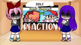 DDLC React  FNF Sayori vs BF from Picos School Mod Gacha Club [upl. by Oinotnaesoj994]