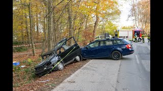 Tödlicher Unfall nach Frontalzusammenstoß in Kellenhusen [upl. by Yttisahc884]