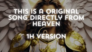 A REAL SONG FROM HEAVEN  1H VERSION  ENGLISH LYRIC worshipmusic truegod warfareprayer praise [upl. by Ytsirc]