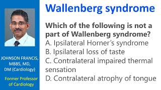 Wallenberg syndrome [upl. by Fiorenza]