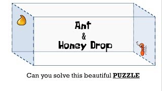 Ant amp Honey Puzzle  A Challenge for your Genius Mind [upl. by Saunder]