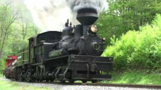 Geared Steam Locomotives in Cass WV [upl. by Renrag]