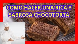 COMO HACER LA MÁS RICA Y DELICIOSA CHOCOTORTA [upl. by Romeon3]