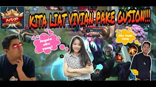 VIVIAN PAKE GUSION DIJAGAIN FULL SAMA SANZ  JADI NYAMUK LAGI GAKUAT [upl. by Raybourne618]