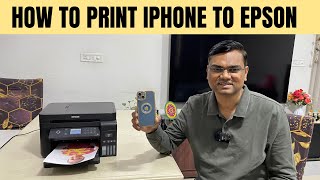 Learn how to print from iphone  how to print and scan using epson iprint app in simple way [upl. by Herminia]