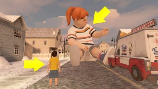 Big Lis Jumpscare J In Ice Scream 2  Jumpscare By Lis  shorts icescream2 jumpscare lis [upl. by Hammock]