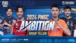 EN 2024 PMGC League  Group Yellow Day 4 PUBG MOBILE Global Championship [upl. by Rekyr894]