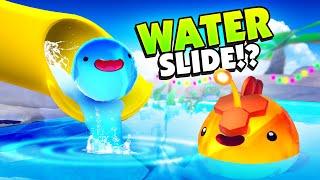 Building a WATER SLIDE For My Favourite SLIMES  SLIME RANCHER 2 [upl. by Garratt]