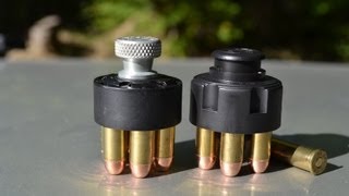 Speed loaders for revolvers Safariland vs HKS [upl. by Akitan126]