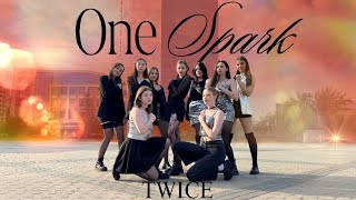 KPOP IN PUBLICONE TAKE TWICE — «ONE SPARK» Dance cover by SIXTEEN EYES [upl. by Inahc]