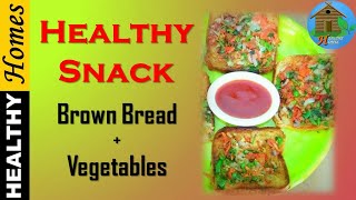 French Toast Recipe  Vegetable French Toast  Indian Style Tasty Snack Healthy Homes Originals [upl. by Arised82]