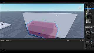 How to make a HOLE in a part  Union Negate  Roblox Studio Tutorial [upl. by Eckel901]