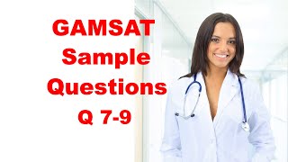 GAMSAT Sample Questions Answers Blue Booklet Q79 [upl. by Purcell]