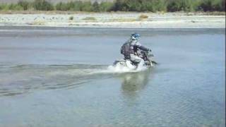 Dirt Bike riding  Deep River Crossing [upl. by Oynotna196]