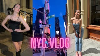 NYC VLOG Part 3 Brunch at Sadelle’s Times Square Broadway Show etc [upl. by Notac]