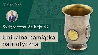 Unikalna pamiątka patriotyczna  Kubek pamiątkowy zdobiony monetami z Powstania Listopadowego 1831 [upl. by Aratahc]