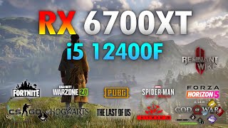 RX 6700 XT  i5 12400F  Test in 10 Games [upl. by Samoht417]