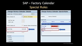 🎯 SAP  Factory calendar [upl. by Merna]