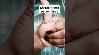 Characterless Person line astrology palmistryastrology palmistry [upl. by Port]