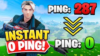 How To Get 0 Ping in Fortnite Chapter 5  Get Lower Ping Fast  Fortnite Tips amp Tricks [upl. by Gibert]