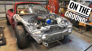 Budget LS Swap Miata Ep24 Radiator Install and Clutch Stuff [upl. by Nylarahs]