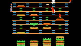 NES Longplay 312 BurgerTime [upl. by Alyhc856]