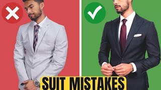 10 ROOKIE Suit Mistakes Men Make And How To Fix Them [upl. by Nyladnek]