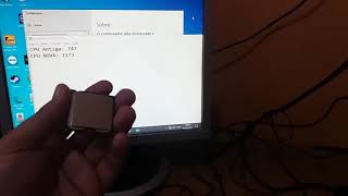 Upgrade do Pentium E2200 para Core 2 Duo E7600 Vídeo de 2021 [upl. by Yelik]