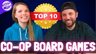 Top 10 CoOp Games  The Best Cooperative Board Games [upl. by Adalai]