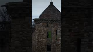 St Andrews castle drone beach dji dronephotography arielphotography scotland flying [upl. by Wimsatt]